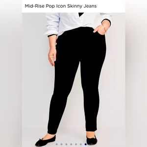 Old Navy Pop Icon Skinny Black Jeans Women’s